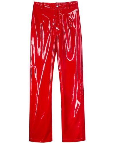 Paloma Lira Plastic Pants - Red