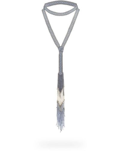 Kuu Cintilla Long Necklace - Metallic