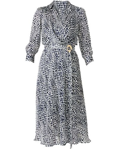 SACHA DRAKE Herringbone Dress - Gray