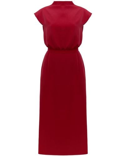 UNDRESS Tessa Short Classy Cocktail Dress - Red