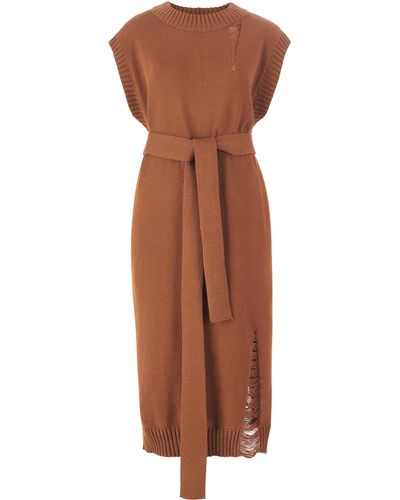 SALANIDA Chakra Dress Caramel - Brown