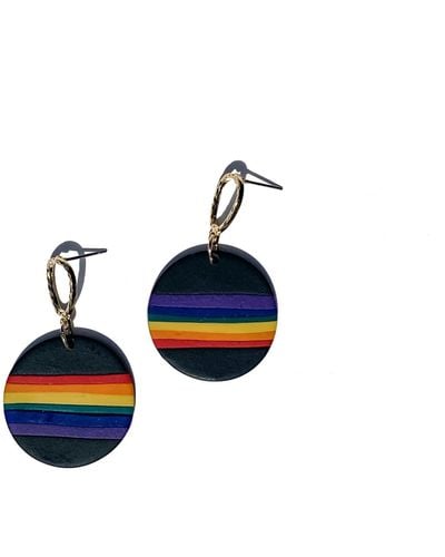 Babaloo Rainbow Prism Dangle In Midnight - Blue