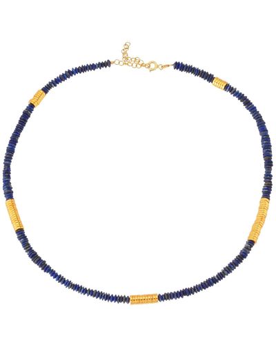 BY EDA DOGAN Lapis Lazuli Necklace - Blue