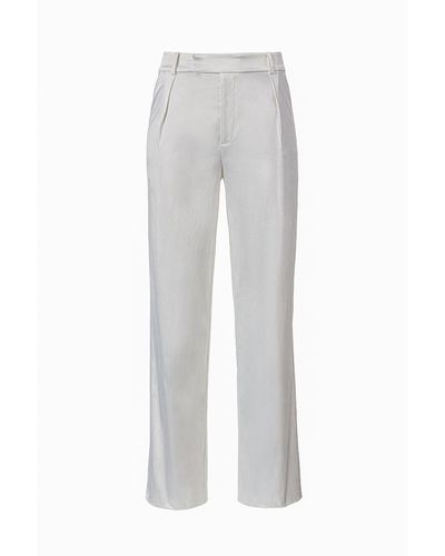 Lita Couture Wide-leg Pants In - Gray