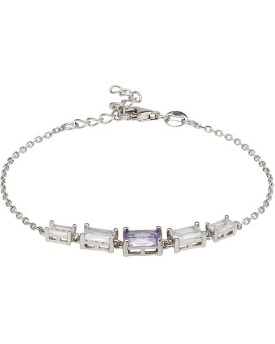 LÁTELITA London Clara Gemstone Bracelets Silver Lilac Amethyst - Metallic
