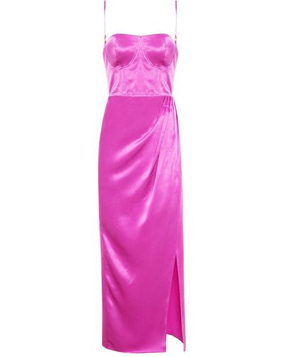 Movom Santo Maxi Bustier Dress - Pink