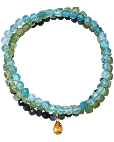 Soul Journey Jewelry Ocean Waves Bracelets - Blue