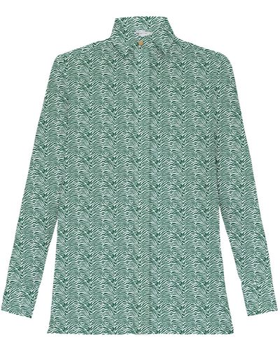 My Pair Of Jeans Patty Green Printed Shirt