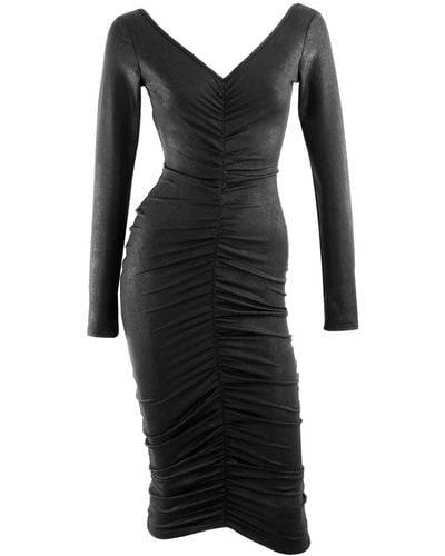 Me & Thee Chit-chat Bodycon Dress - Black