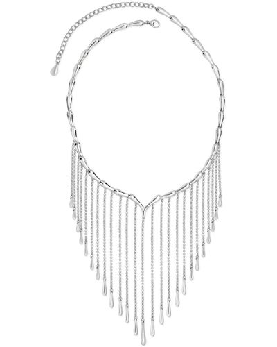 Lucy Quartermaine Falling Necklace - White