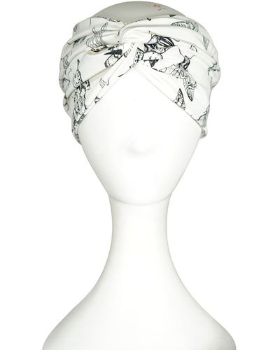 Jennafer Grace Natural History Twist Headband - White