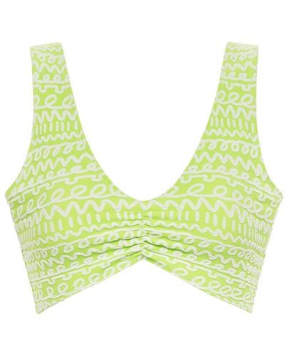Montce Lime Icing Kim Variation Top - Yellow