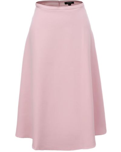 Smart and Joy Trapèze Minimalist Skirt - Pink