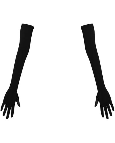 BonBon Lingerie Essentials Two-tone Gloves - Black