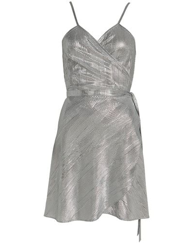 Roses Are Red Eloise Wrapdress Silver - Multicolour