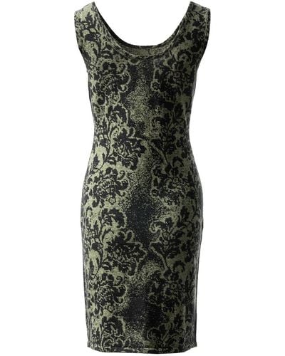Fully Fashioning Sofie Fitted Mini Dress - Black