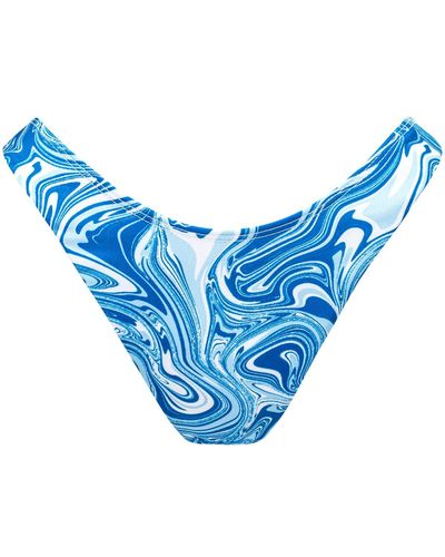 Ekcentrik Aquadelic Bikini Bottom - Blue