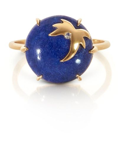 Shop Lausanne Ray Of Light Lapis Ring - Blue