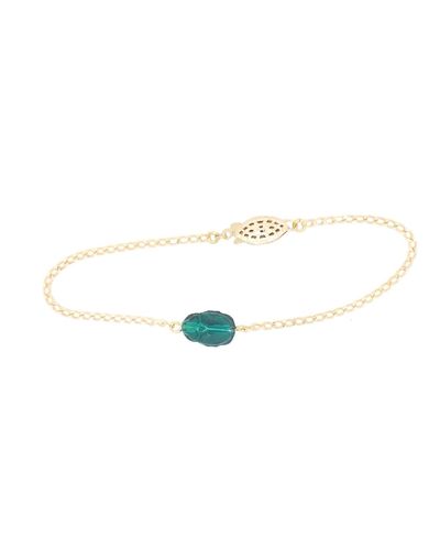 SALOME Emerald Scarab Bracelet - Multicolor