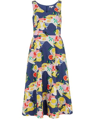 Emily and Fin Margot Picnic Party Dress - Blue