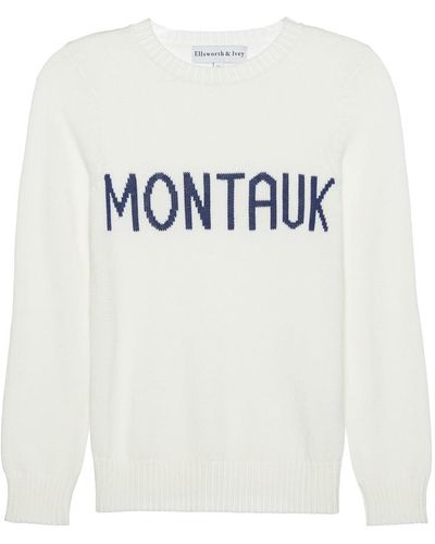 Ellsworth & Ivey Montauk Sweater - White