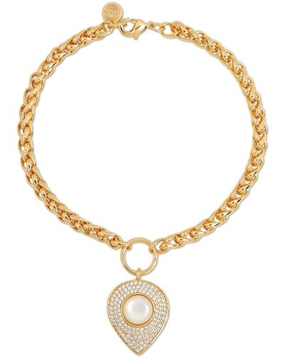 Leeada Jewelry Coronado Bracelet Pearl - Metallic