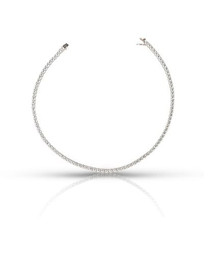 Ep Designs 3,5 Mm Tennis Necklace - Metallic