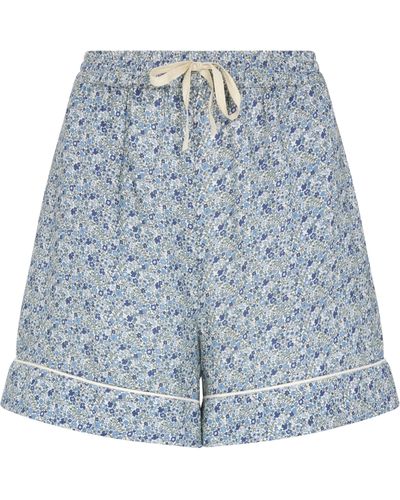 Lily and Lionel Camilla Cami & Short Pajama Set Aster Patchwork - Blue
