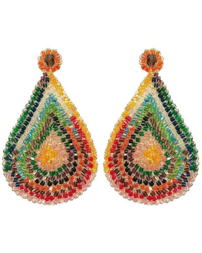 Lavish by Tricia Milaneze Multicolor Aria Maxi Handmade Earrings