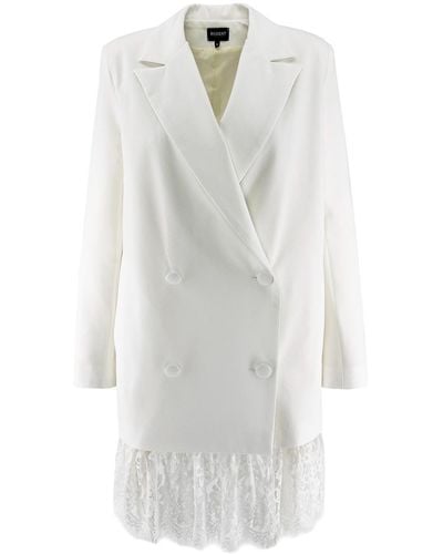 BLUZAT Mini Blazer Dress - White