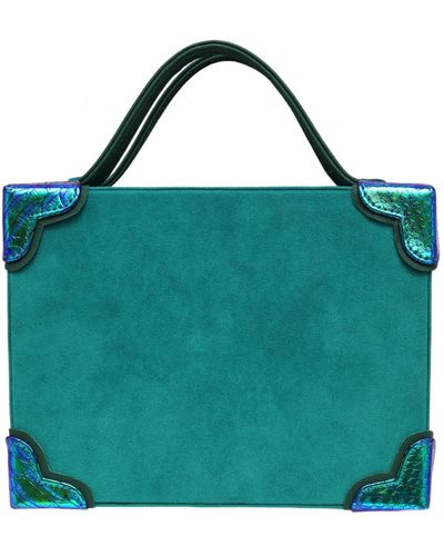 Simitri Ariel Briefcase Bag - Green