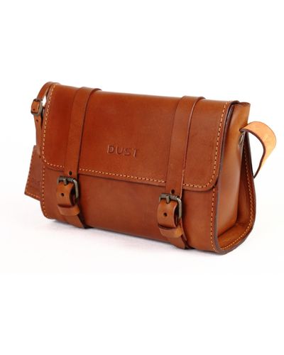 THE DUST COMPANY Leather Crossbody Brown