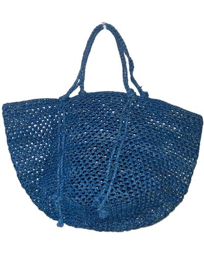 Zanatany Concepts Sinah- Light Tote Bag - Blue