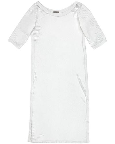Nokaya Daring Net Dress - White