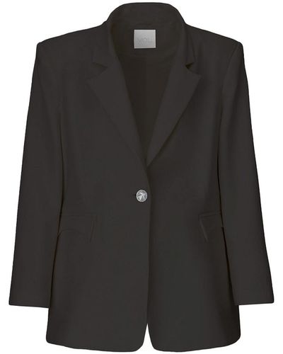 Vestiaire d'un Oiseau Libre Wool Oversized Jacket - Black