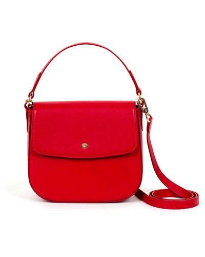 Campo Marzio Kate Saddle Bag Mini Flame Scarlet* - Red