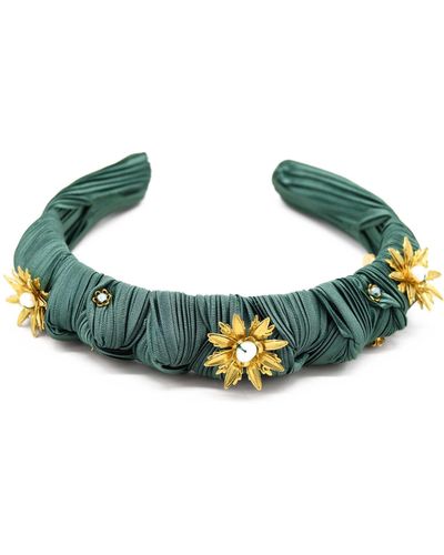 ADIBA Emerald Handmade Headband - Green