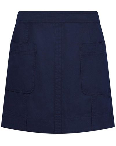 Komodo Suki Organic Cotton Mini Skirt - Blue