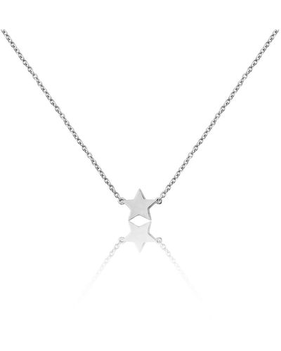Auree Soho Sterling Star Necklace - Metallic