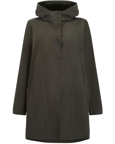 James Lakeland Hooded Raincoat - Green