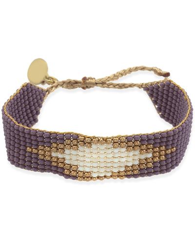 Milou Jewelry Isabella Beaded Bracelet - Metallic