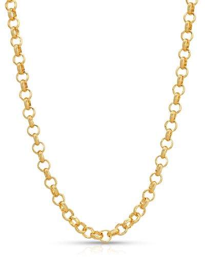 Leeada Jewelry Zadie Chain Necklace - Metallic
