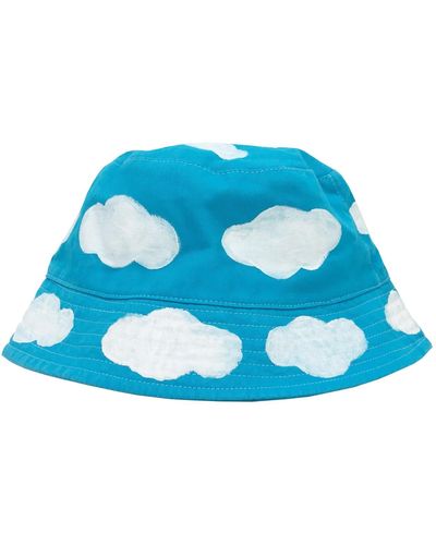 Quillattire Sky & Cloud Bucket Hat - Blue