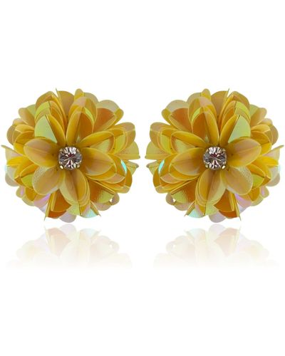 PINAR OZEVLAT Blossom Studs Yellow
