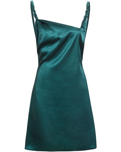 Sarvin Backless Mini Dress - Green