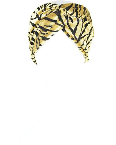 Jennafer Grace Golden Tiger Twist Headband - Yellow
