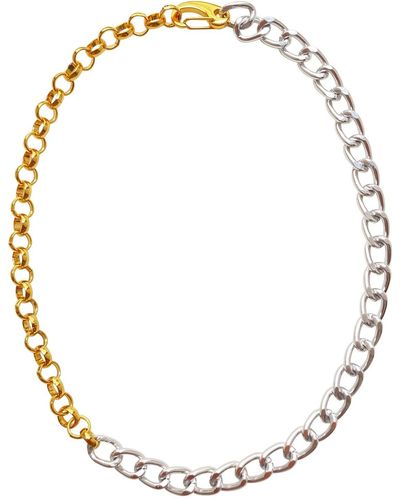 Smilla Brav Chain Necklace Anne - Metallic