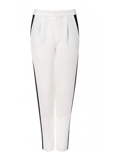 VIKIGLOW Adella Creamy Trousers - White