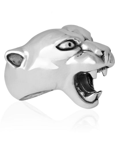 Strange Fruit Panther Ring - Metallic