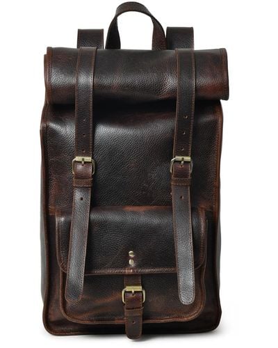 Dötch Leather The Duvall Rolltop Backpack - Brown